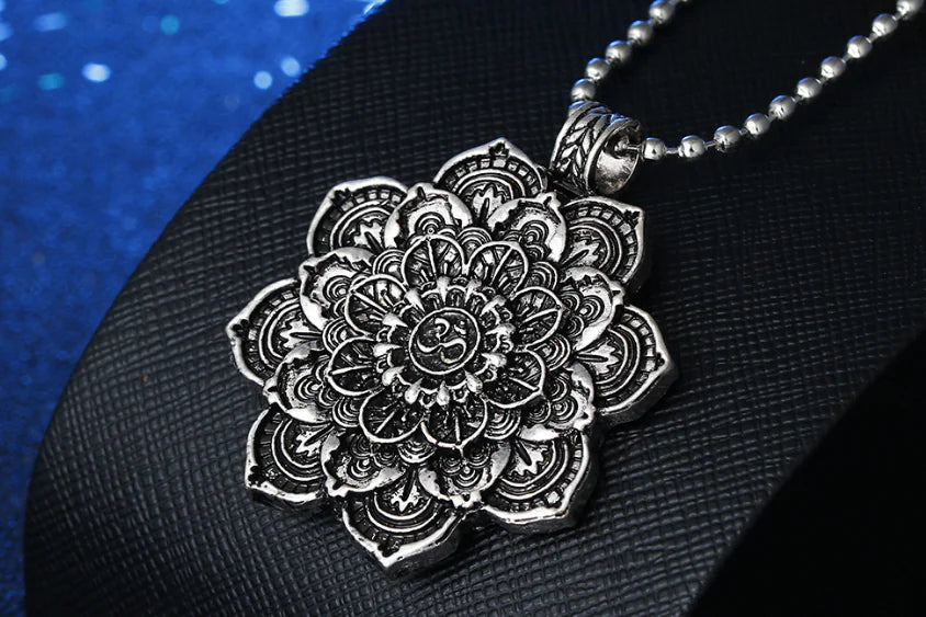 Meditation Mandala Amulet Yoga Jewelry Necklace