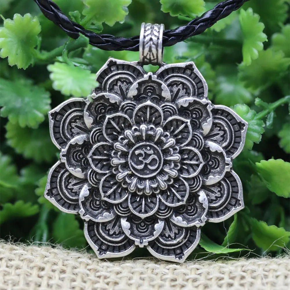 Meditation Mandala Amulet Yoga Jewelry Necklace