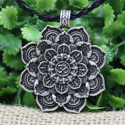 Meditation Mandala Amulet Yoga Jewelry Necklace