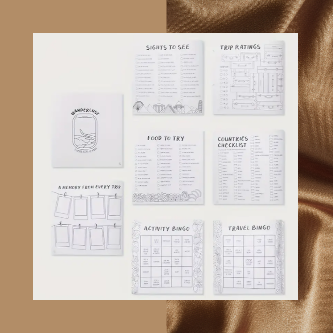 ALL-IN-ONE TRAVEL SCRAPBOOK JOURNAL – A PERFECT GIFT FOR TRAVELERS