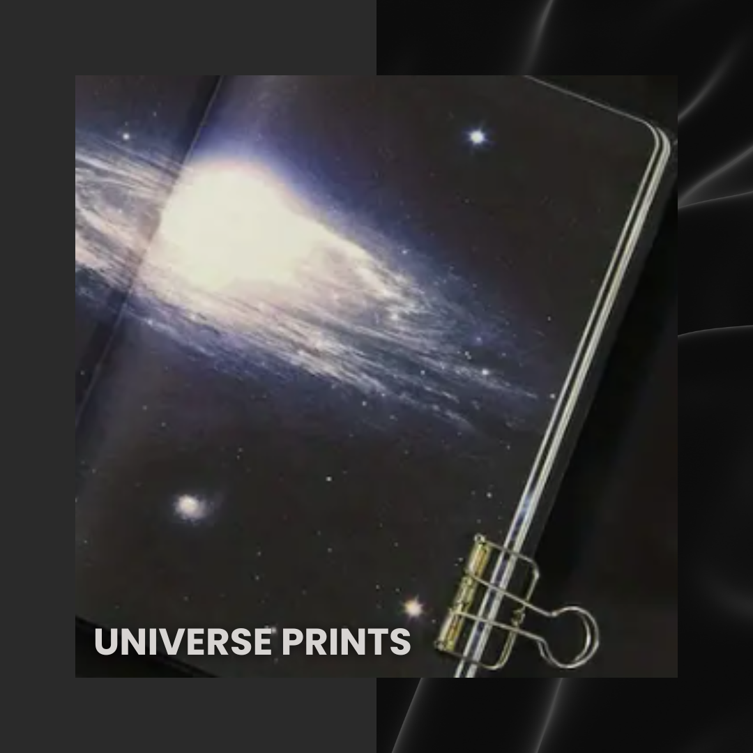 Get Creative with a 3D EMBOSSED PLANET THEMED NOTEBOOK