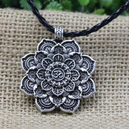 Meditation Mandala Amulet Yoga Jewelry Necklace
